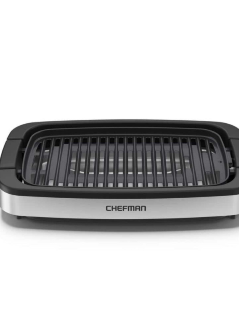 Chefman 6 Serving Electric Indoor Grill W/ Temperature Control Smokeless Stainle